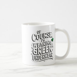 St. Patricks-Feier Lustige Idee Irisches Outfit Kaffeetasse