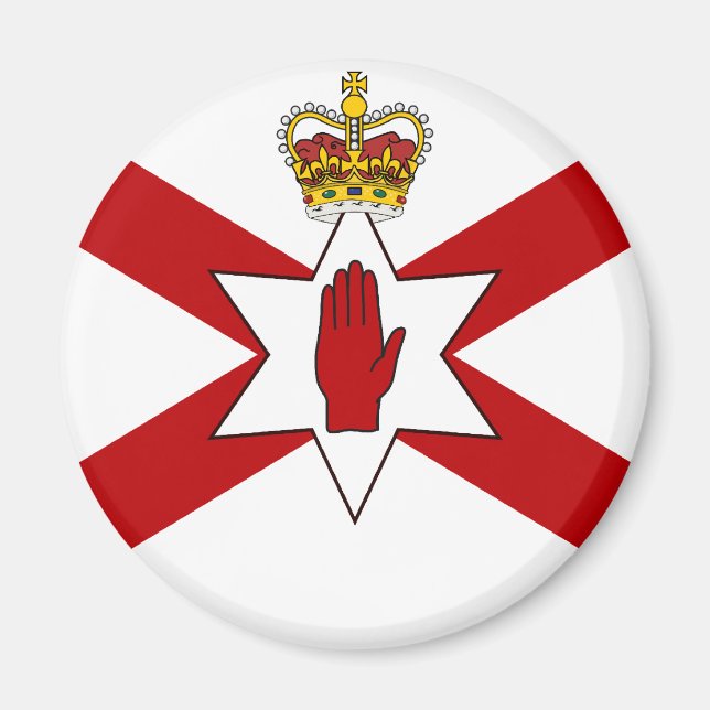 St. Patrick's For Northern Ireland Crownflag Magnet (Vorne)