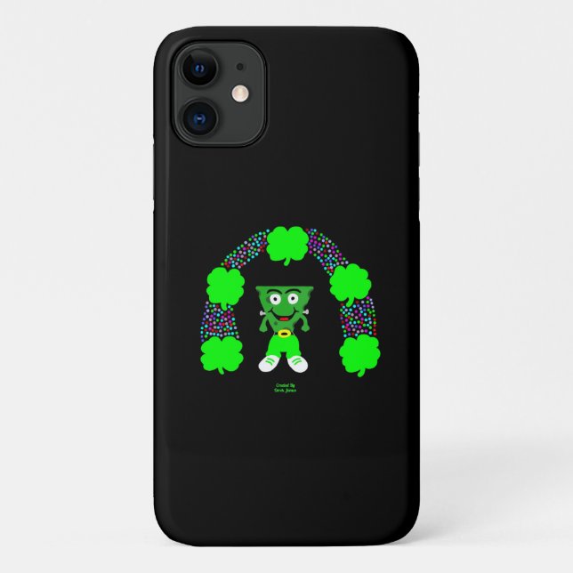 St. Patrick's FrankenCheese Apple iPhone 11 Fall Case-Mate iPhone Hülle (Rückseite)