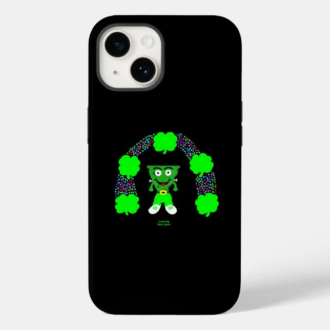 St. Patrick's FrankenCheese Apple iPhone 14 Fall Case-Mate iPhone Hülle (Rückseite)