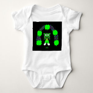 St. Patrick's FrankenCheese Baby Jersey Bodysuit Baby Strampler