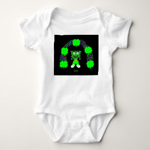 St. Patrick's FrankenCheese Baby Jersey Bodysuit Strampler