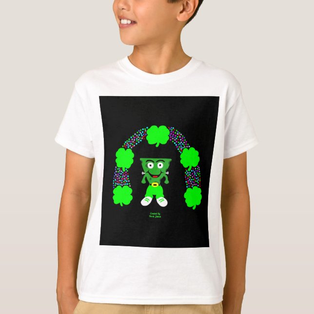 St. Patrick's FrankenCheese Boys White T Shirt (Vorderseite)