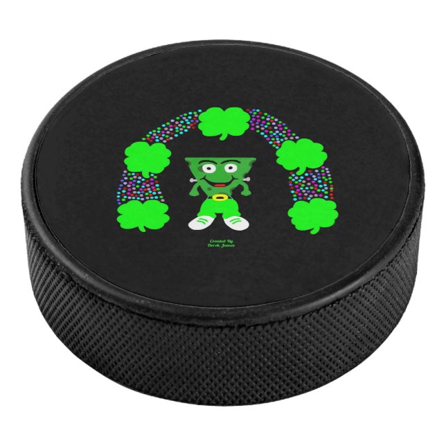 St. Patrick's FrankenCheese Hockey Puck (3/4)