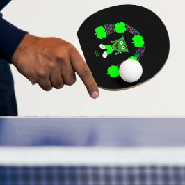 St. Patrick's FrankenCheese Ping Pong Paddle Tischtennis Schläger