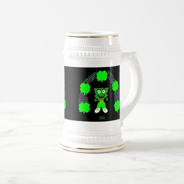 St. Patrick's FrankenCheese Stein Tasse (VorderseiteRechts)