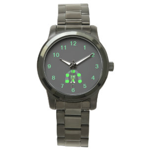 St. Patrick's FrankenCheese Unisex Black Watch Armbanduhr