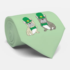 St. Patricks French Bulldogs Krawatte