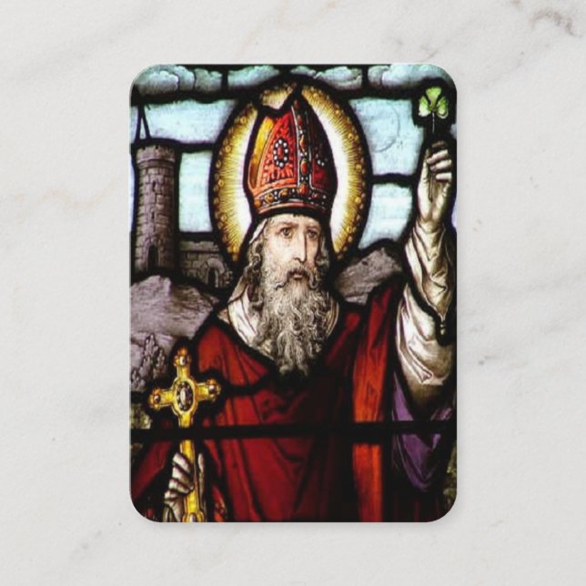 St. Patricks Gebet für die feine Gebetskarte Visitenkarte (Vorderseite)