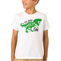 St Patricks GLÜCKLICHER ST PAT-REX TAG T-Rex Dinos