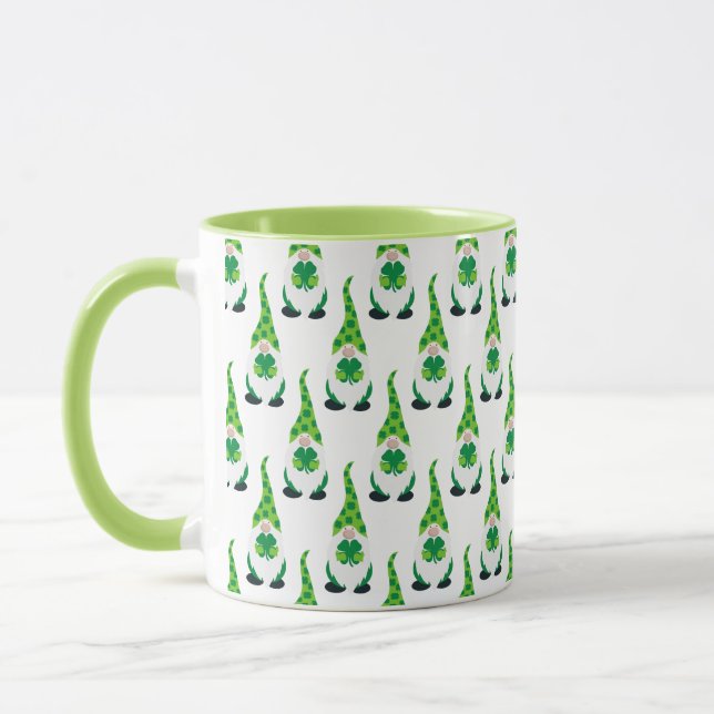 St Patrick's Gnome Tasse (Links)