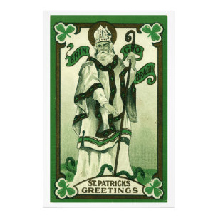 St. Patricks Greetings (Erin Go Braugh) Fotodruck