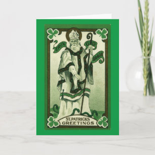 St. Patricks Greetings (Erin Go Braugh) Karte