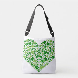 St Patricks Heart Crossbody Bag Tragetaschen Mit Langen Trägern