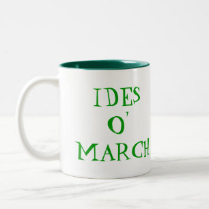 St Patrick's IDES O' MÄRZ Leprechaun Tasse