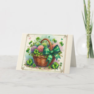 St. Patricks Irischer Segen Feiertagskarte