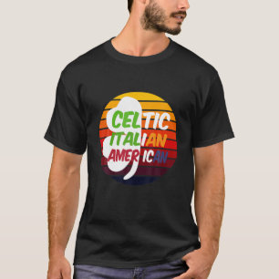 St. Patrick's Irish Italian Flag (keltisch italien T-Shirt