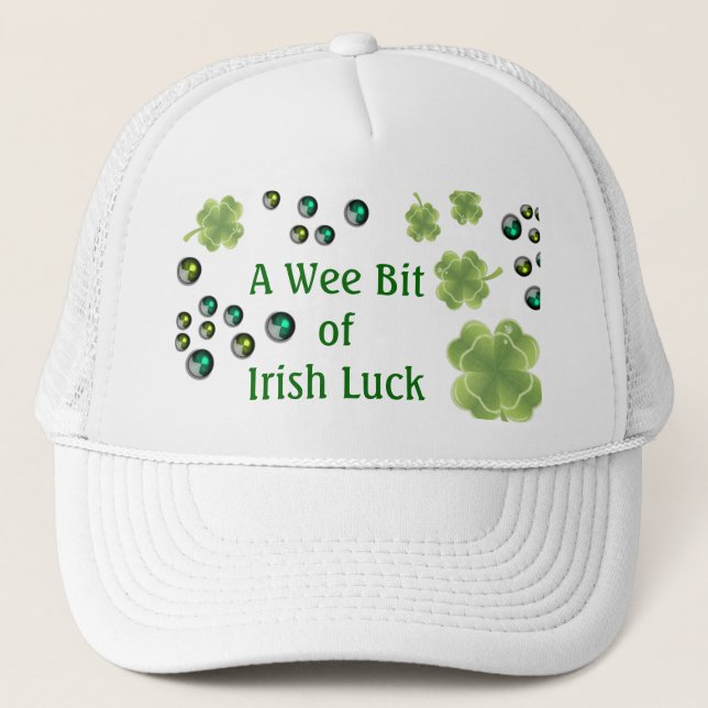 St. Patrick's Irish Luck Truckerkappe (Vorderseite)