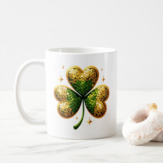 St. Patricks Kaffeetasse (Mit Donut)