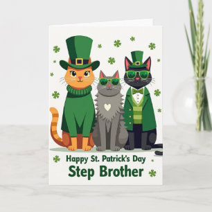 St Patricks Karte für Stiefbruder