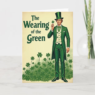 St. Patrick's Karte 'Wearing Of The Green'
