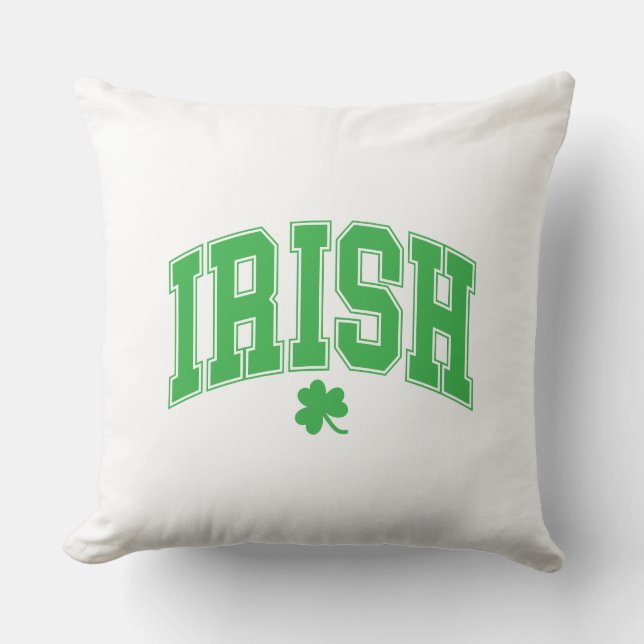 St. Patricks Klee Kissen (Vorderseite)