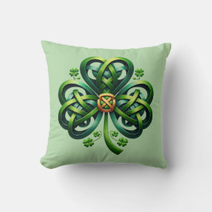 St. Patricks Klee-Kissen Kissen
