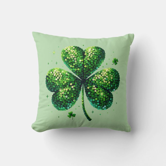 St. Patrick's Kleekissen Kissen (Vorderseite)
