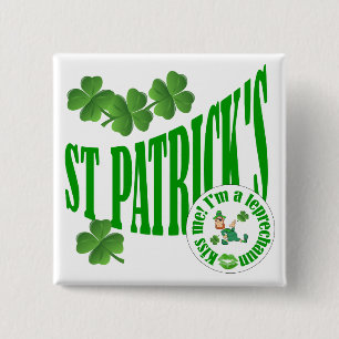 St Patrick's, küss mich, ich bin ein Kobobold Button