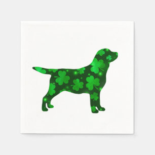 St.Patrick's Labrador - Black Lab Serviette