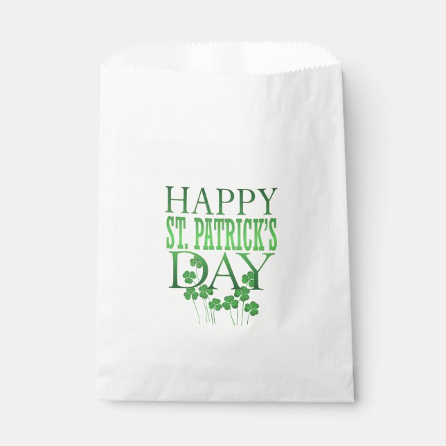 St. Patrick's Leckerei Fvor Bag Geschenktütchen (Vorderseite)