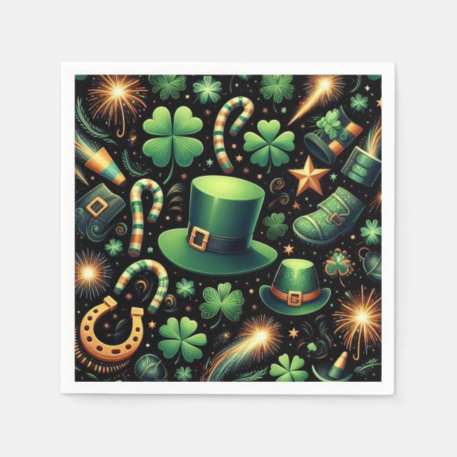 St. Patrick's Luck Serviette (Vorderseite)