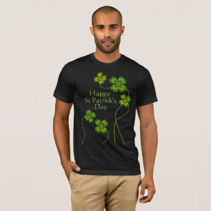 St Patrick's Lucky Charm Kleeblätter Vintag Niedli T-Shirt
