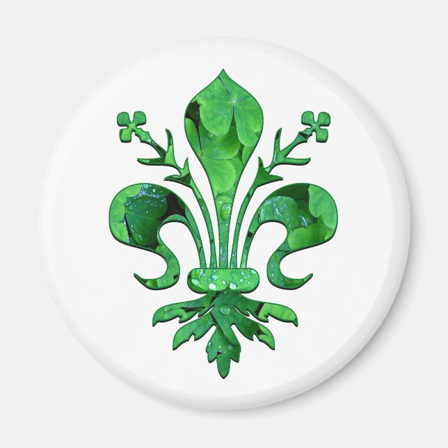St. Patrick's Lucky Lilie Magnet (Vorne)