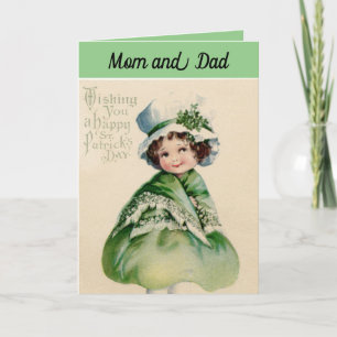 St. Patrick's Mama and Vater Karte