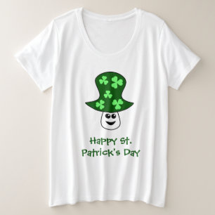 St. Patrick's Mushroom Plus Size T - Shirt