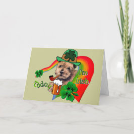 St. Patricks Norfolk-Terrier Karte