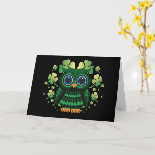 St. Patrick's Owl Karte