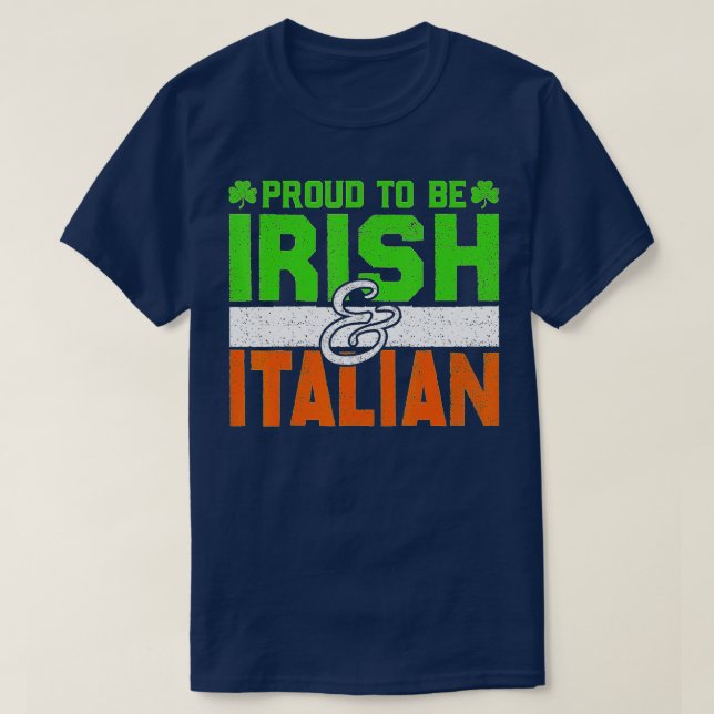 St Patricks Paddys Day Irish Green Shamroc T-Shirt (Design vorne)