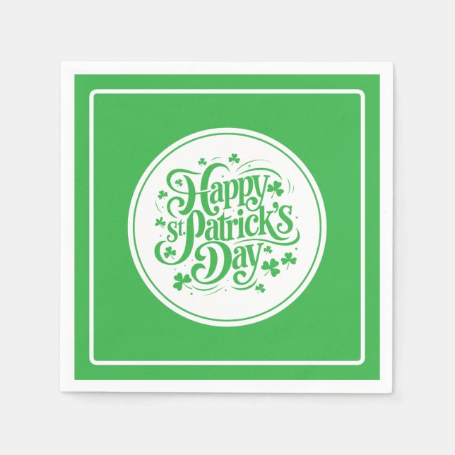 St. Patricks Papier  Serviette (Vorderseite)