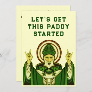 St. Patrick's party invitations Einladung