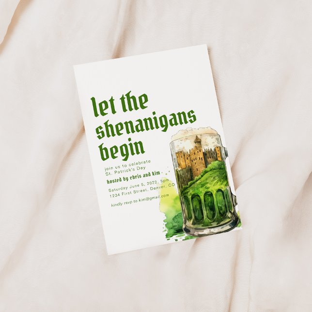 St. Patrick's Patty Day Party Einladung (Von Creator hochgeladen)