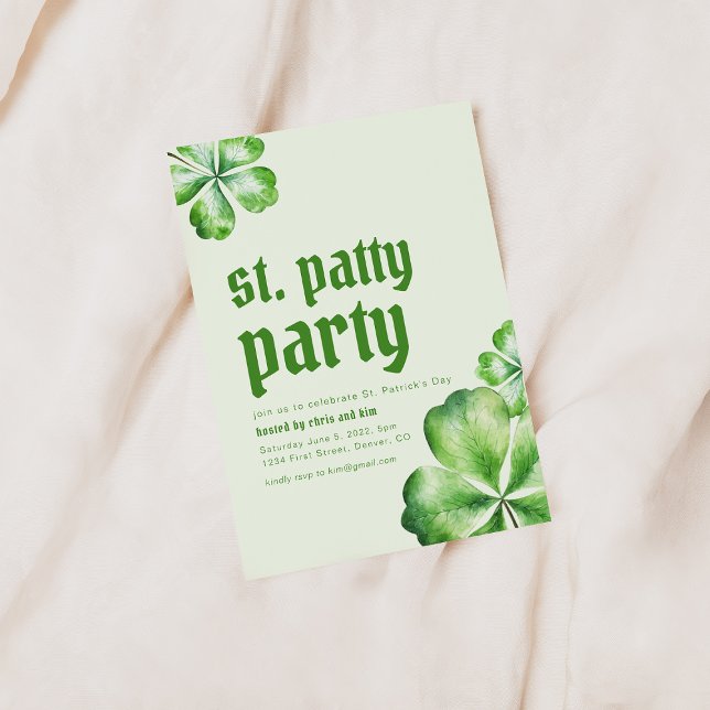 St. Patrick's Patty Day Party laden ein Einladung (Von Creator hochgeladen)