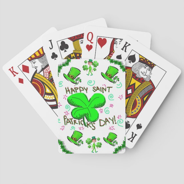 St. Patrick's Play Card Deck Spielkarten (Rückseite)