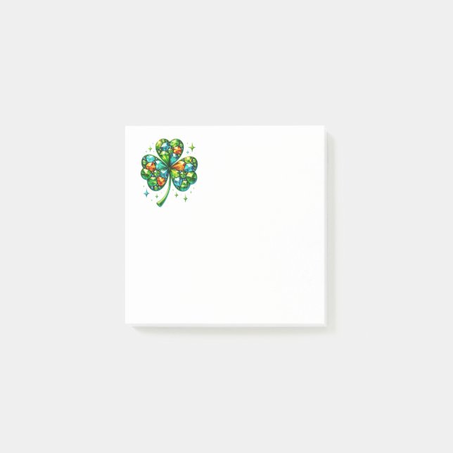 St. Patricks  Post-it Klebezettel (Vorderseite)
