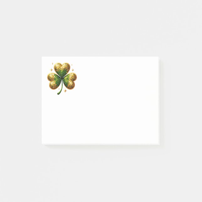 St. Patricks  Post-it Klebezettel (Vorderseite)