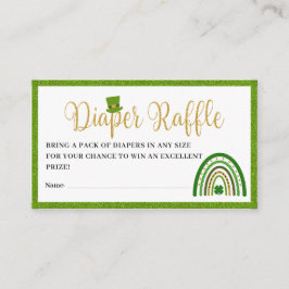 St. Patrick's Rainbow Baby Duwer Windelwanne Begleitkarte
