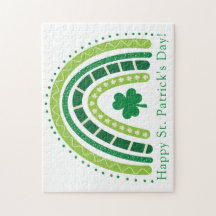 St. Patrick's Rainbow | Happy Whimsical Kleeblatt