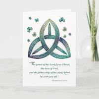 St. Patrick's Religious Sessings Celtic Triquetra