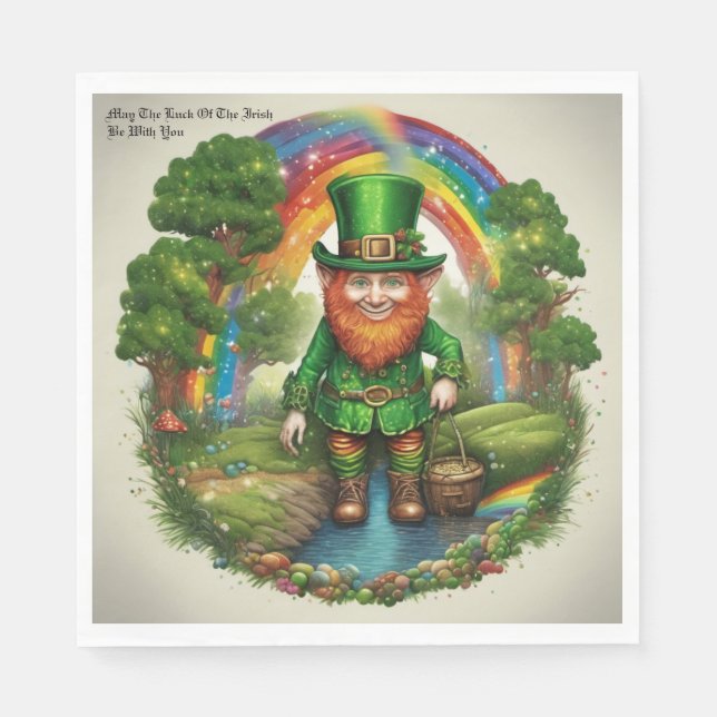 St. Patricks Serviette (Vorderseite)
